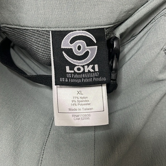 Loki Gear Grey Nylon Cargo Straight Leg Pants Men's Size XL BLEMISH - Picture 3 of 7